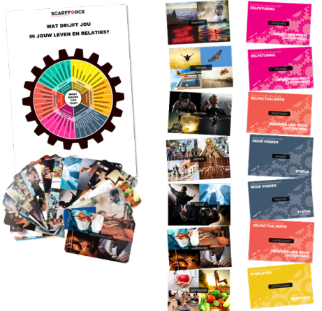 Fysieke waardenkaarten - Verbinden op waarden - Scarfforce